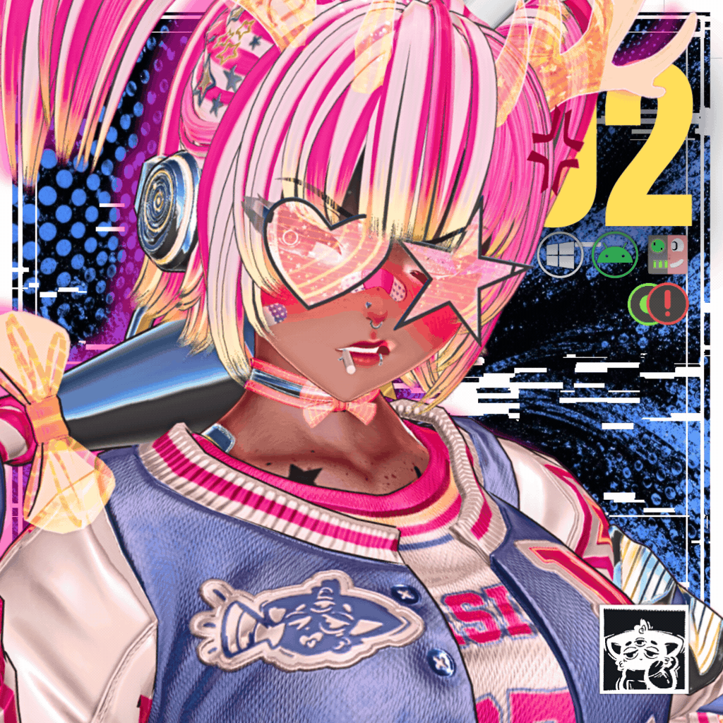VARSITY • VRChat Avatar • PC & Quest • Face Tracking • VTuber Ready • SFW