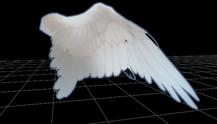 wings like angels