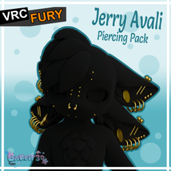 Jerry Avali Piercing Pack (VRCFURY)