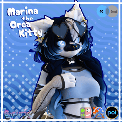 Marina the Orca Kitty (Vrchat Avatar) (GOGO/FT/PC)