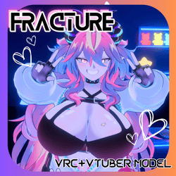 FRACTURE Thicc Avatar [VRChat/Vtuber][ARKit compatible]