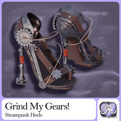 Grind My Gears! - Steampunk Heels