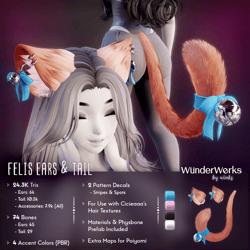 Felis Ears & Tail