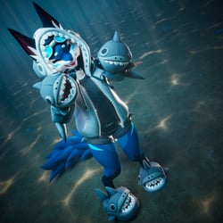  [ Novabeast ] Shork Attack - Hoodie + Clothing