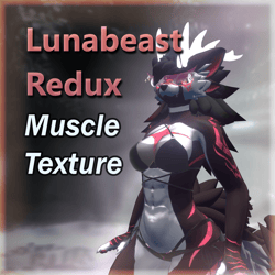 Lunabeast Redux - Muscle Texture Map (Normal, AO, Decal)