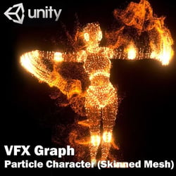 Unity VFX Graph：Particle Character (Skinned Mesh)