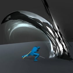 Unity Game VFX - Ink Sword Slash
