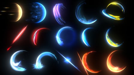 Unity Game VFX - Slash Collection(Built-In)