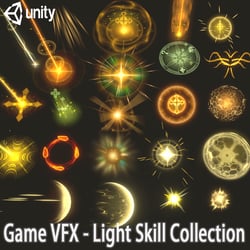 Unity Game VFX - Light Skill Collection