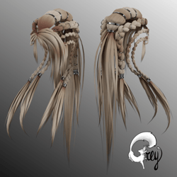 Volva Braids - Viking Hair [Commercial License]