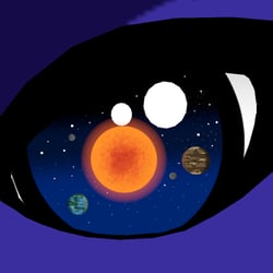 Novabeast Solar System Eyes Texture