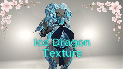 Ice Dragon Saurus Texture 