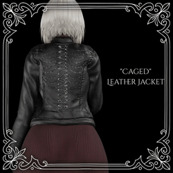 "Caged" Leather Jacket