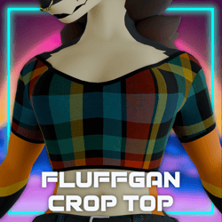Fluffgan Crop Top