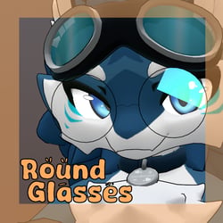Round Glasses for the Chibi Novabeast