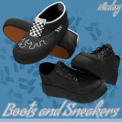 Boots and Sneakers - created by z1edog
