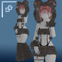Fluffy Bear Set