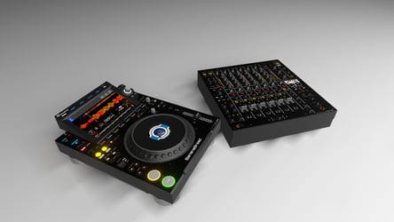 Banana CDJ-3000 & DJM-V10