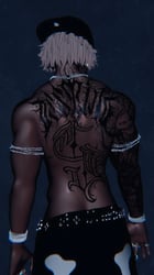 4K EVIL MALE BODY TEXTURE - ACE, AKI