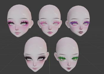 chihiro head textures