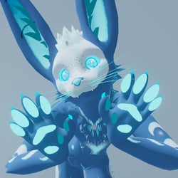 Blue Moon Rex Texture