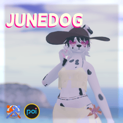 JuneDog the Summer Dalmation NSFW VRChat Avatar