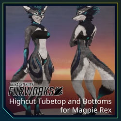 Highcut Tubetop and Bottoms for Magpie Rex