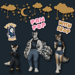 Pupper Wear - Paw Pop Collection - Wish Drop - Winterpaw