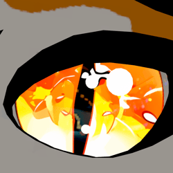 Sunset Golden Fox Eye