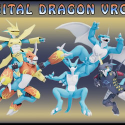 Digital Dragon VRchat Model