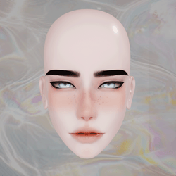 Crimson Allure – Face Makeup Texture (Aki Head ) 