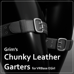 Chunky Leather Garters