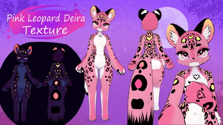 Deira Pink Leopard Texture