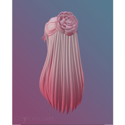 Flower Bun Hair