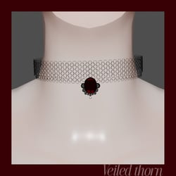 Gothic net choker