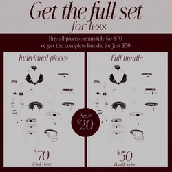 24 item accessory bundle (Goth theme)
