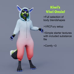 Cozy Onesie for Viwi Avatar (VRChat)