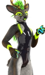 Rexouium Latex Bathing outfit