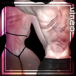 𓆩ﾒ𓆪Body Marks-Scars𓆩ﾒ𓆪" Venus Base" "Zinpia" "Fit & Egirl Base" 4k Textures 入れ墨 *テクスチャ*