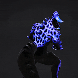 Radioactive Male Deathclaw Decals & Emission