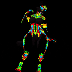 Legato Rave Paint / Tattoo Decal
