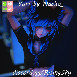 VRChat: Yuri - Face Tracking - Special Contacts - Gogo Loco and Way More~