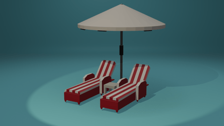 Cozy Pool Chair Set Up