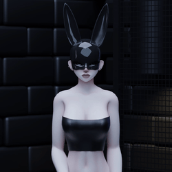 Latex Bunny Mask