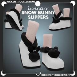 Snowy Bunny Slippers