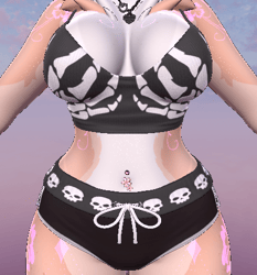 Skeleton shirt and shorts