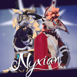 Nyxian - A Fluffy Dragon VRChat Avatar