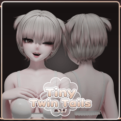 ˖˚₊✧ Tiny Twin Tails - Short Hair ✧₊˚˖