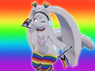 Rainbow Heart Pride - Carbuncle Texture