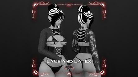 Lace and Latex set